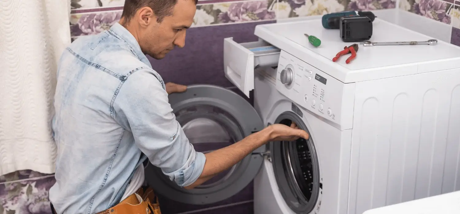 always call an expert to fix laundry machine